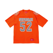 Supreme Spiderweb Football Jersey Orange - 24SS
