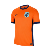 Nike Netherlands 2024/25 Dri-Fit Stadium Home Replica Jersey Safety Orange (Non Marking Ver.)