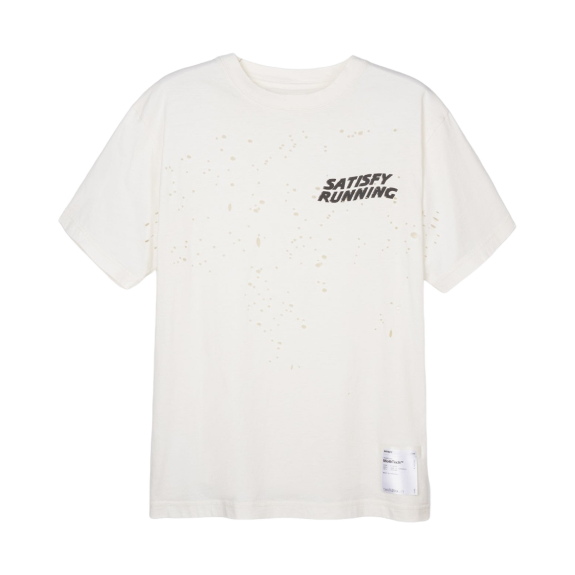 새티스파이 모스테크 티셔츠 오프 화이트(Satisfy MothTech T-Shirt Off White) - 1
