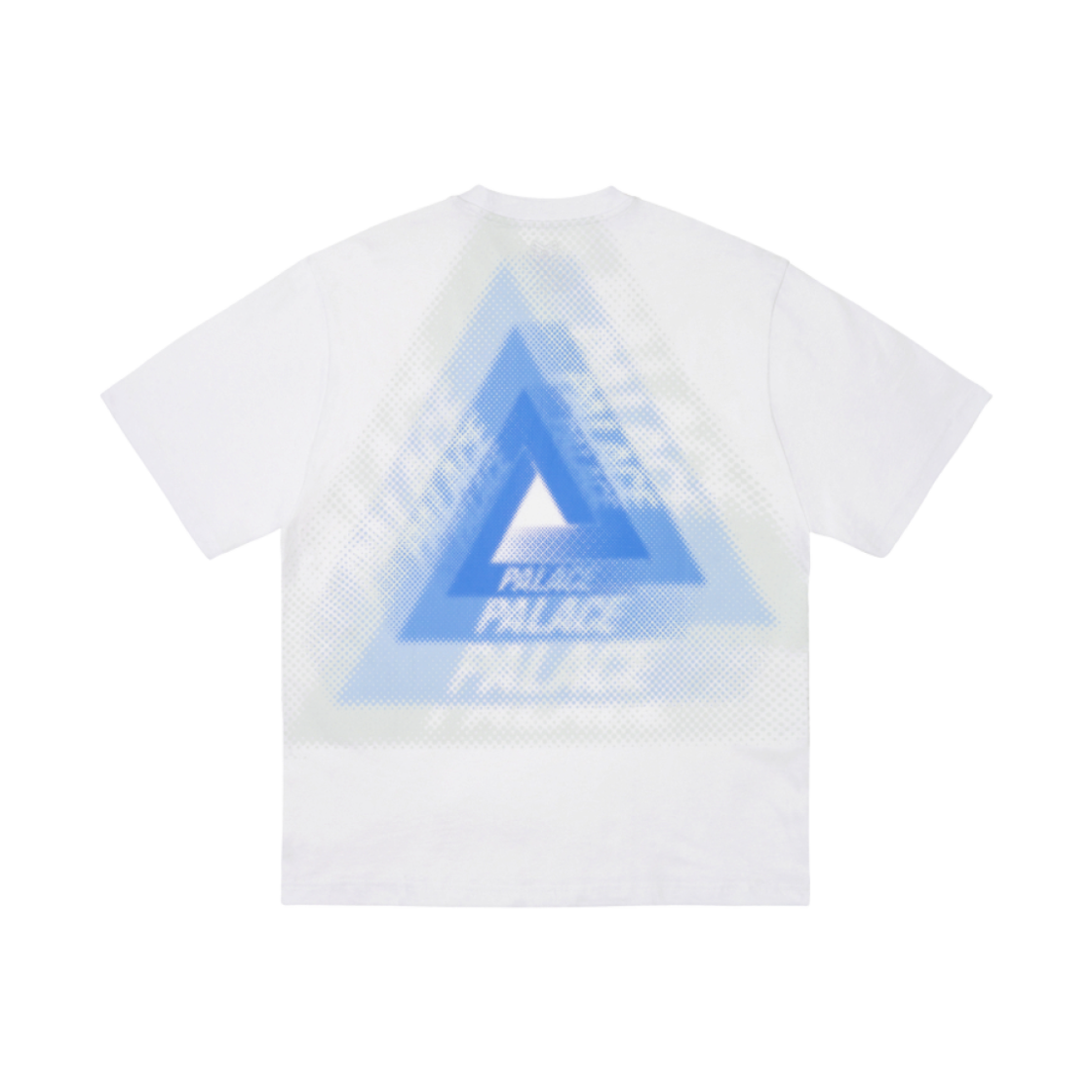 - Palace Tri-Faded T-Shirt White - 24FW