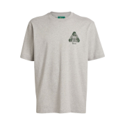 Palace x Harrods Tri-Sphinx T-Shirt Grey Marl - 21FW