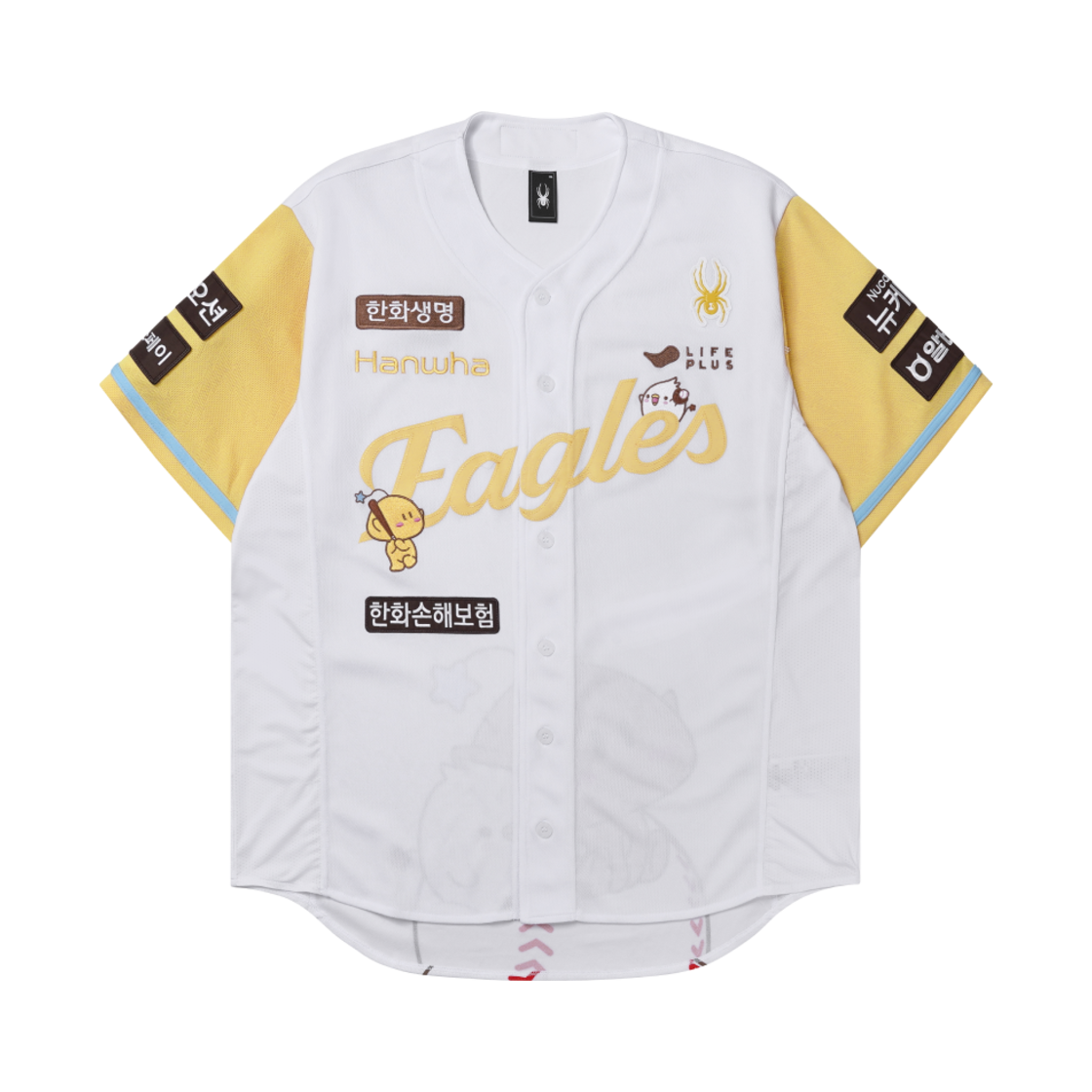 한화 이글스 x 꿈돌이 25 어센틱 유니폼 엘로우 (논 마킹 버전)(Hanwha Eagles x KUMDORI 25 Authentic Uniform Yellow (Non Marking Ver.))