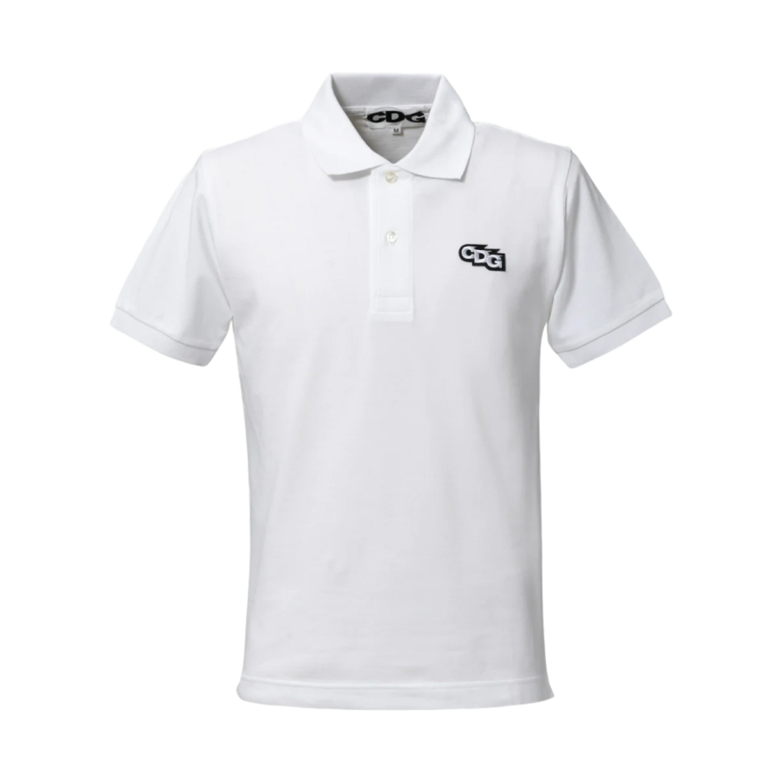 CDG 패치 폴로 셔츠 화이트(CDG Patch Polo Shirt White) - 1
