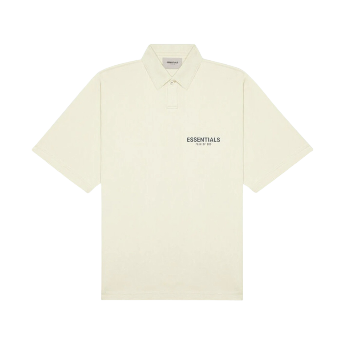 에센셜 숏슬리브 박시 폴로 버터크림 2020