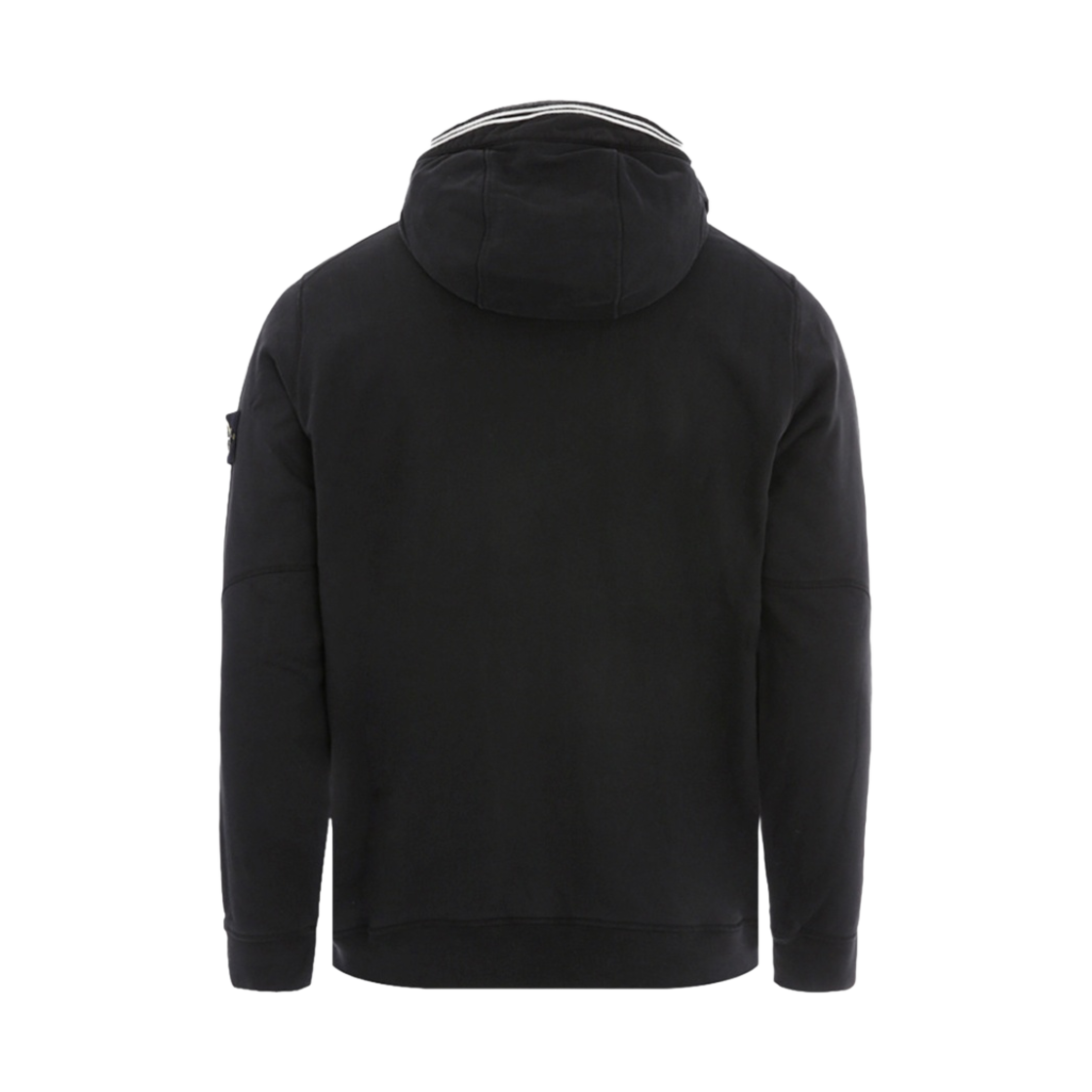 스톤 아일랜드 60451 가먼트 다이드 하프 집 후드 스웨트셔츠 블랙 - 21SS(Stone Island 60451 Garment Dyed Half Zip Hooded Sweatshirt Black - 21SS) - 2