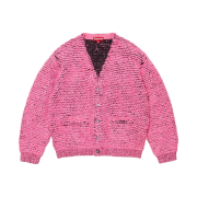 トップス Supreme Textured Knotted Cardigan Pink Textured Knotted Cardigan | Supreme 24fw