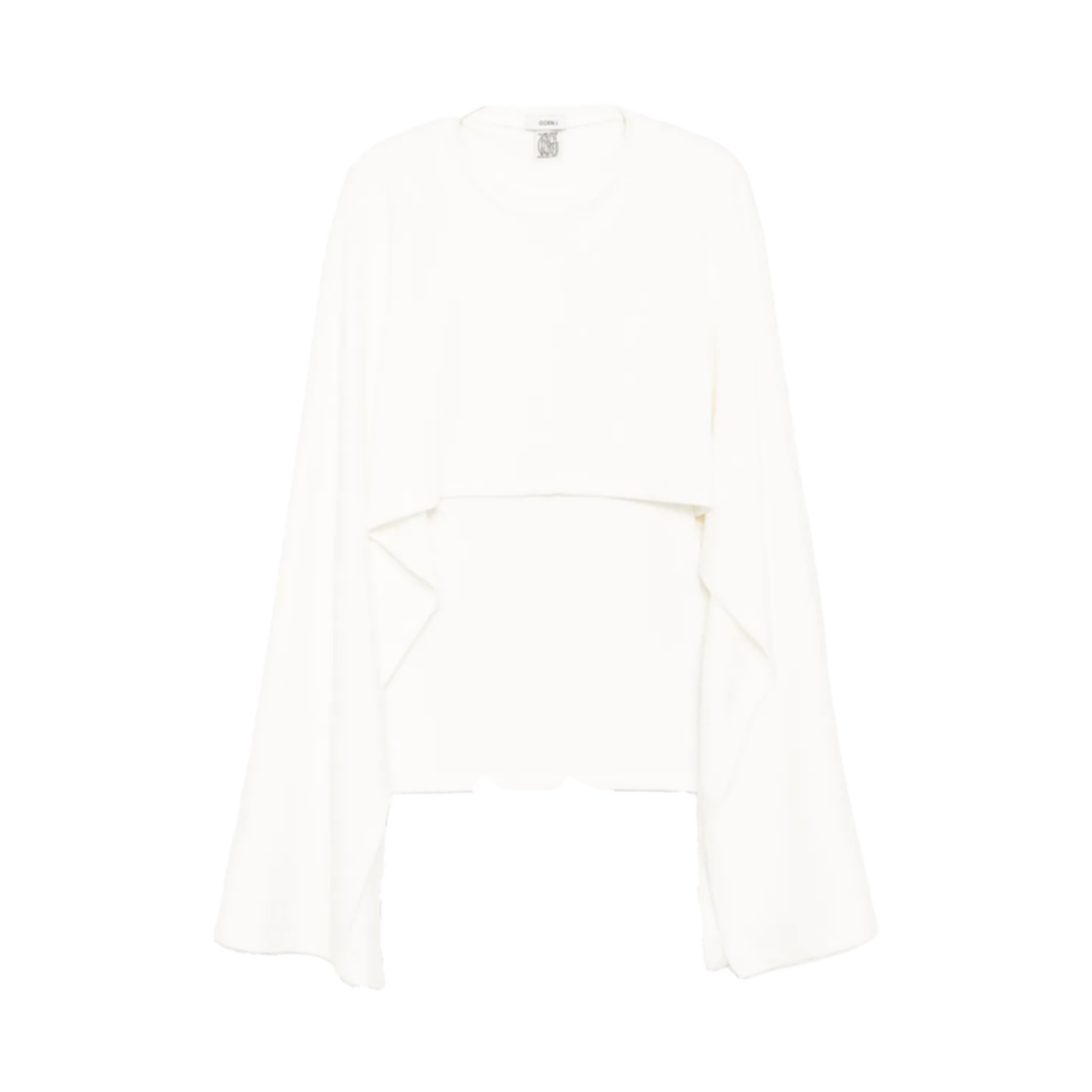 고엔제이 골지 U넥 케이프 탱크 탑 아이보리(GOEN.J Ribbed U-Neck Cape Tank Top Ivory)