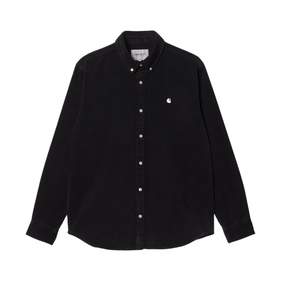 칼하트 WIP 매디슨 파인 코드 셔츠 블랙 왁스(Carhartt WIP Madison Fine Cord Shirt Black Wax) - 1