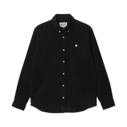 Carhartt WIP Madison Fine Cord Shirt Black Wax