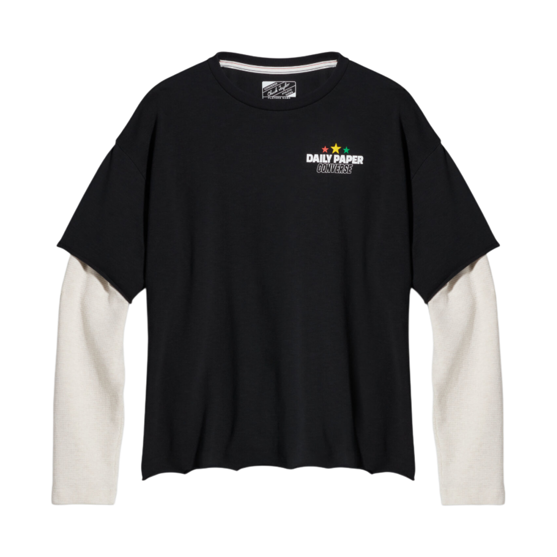 10028790-A01 Converse x Daily Paper Thermal T-Shirt Black