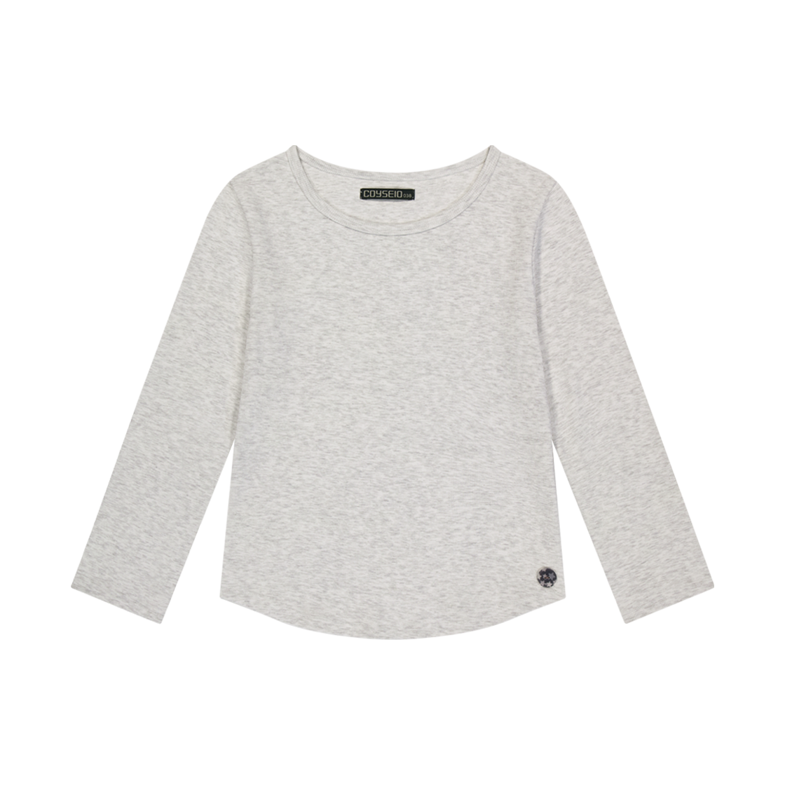 【COYSEIO】 038 SOFT LONG SLEEVES WHITE MELANGE Coyseio 038 Capri Sleeves - White Melange | International Store