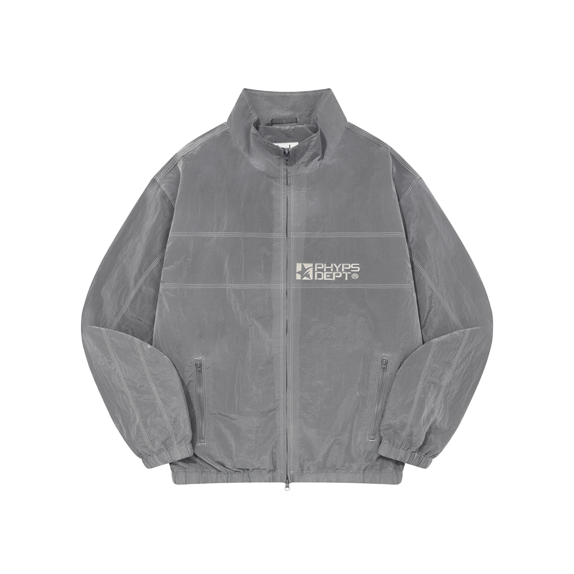 피지컬 디파트먼트 컬러 스티치 트랙자켓 그레이(Phyps Dept Color Stitch Track Jacket Grey)
