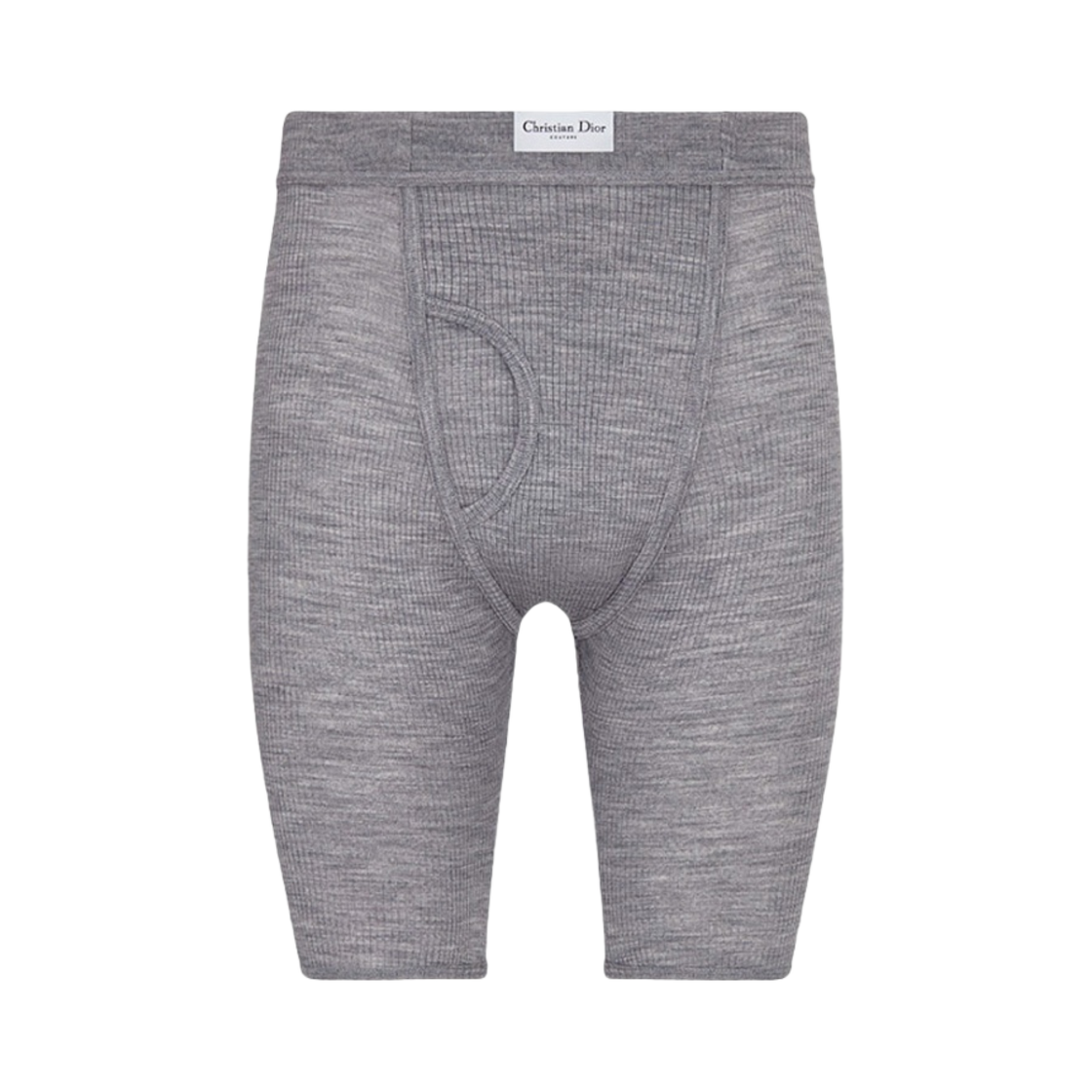 383J130A0827-880 Dior Cropped Leggings Virgin Wool Jersey Grey