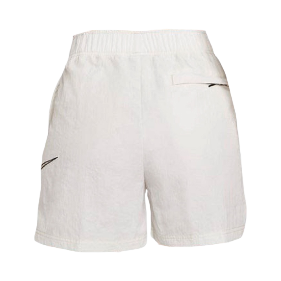 (W) 나이키 NSW 스우시 우븐 하이 웨이스트 쇼츠 베이지 - US/EU((W) Nike NSW Swoosh Woven High Waisted Shorts Beige - US/EU) - 2