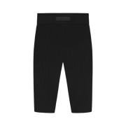 (W) Essentials Knit Biker Shorts Black - 24SS