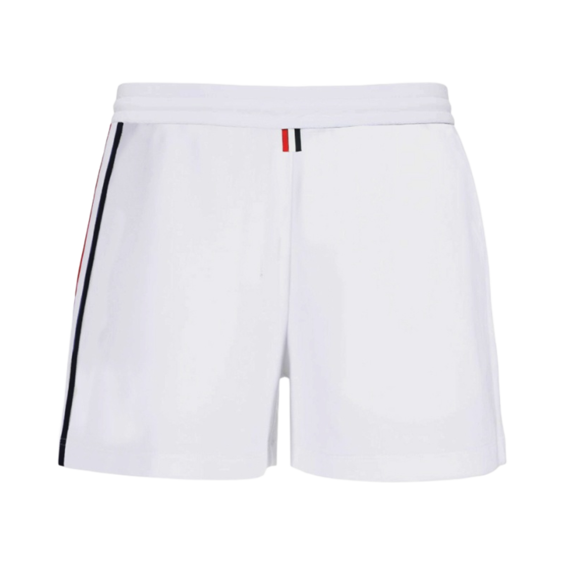 (W) 톰브라운 RWB 스트라이프 피케 쇼츠 화이트((W) Thom Browne RWB Stripe Pique Shorts White) - 2