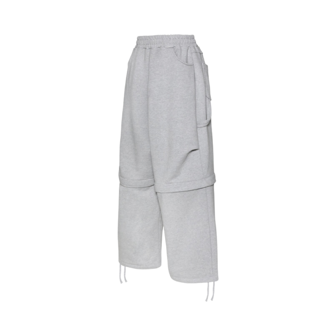 - MJD Detachable Carpenter Sweat Pants Melange Grey