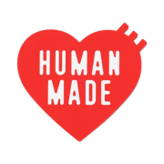 Human Made Heart Rubber Coaster Red