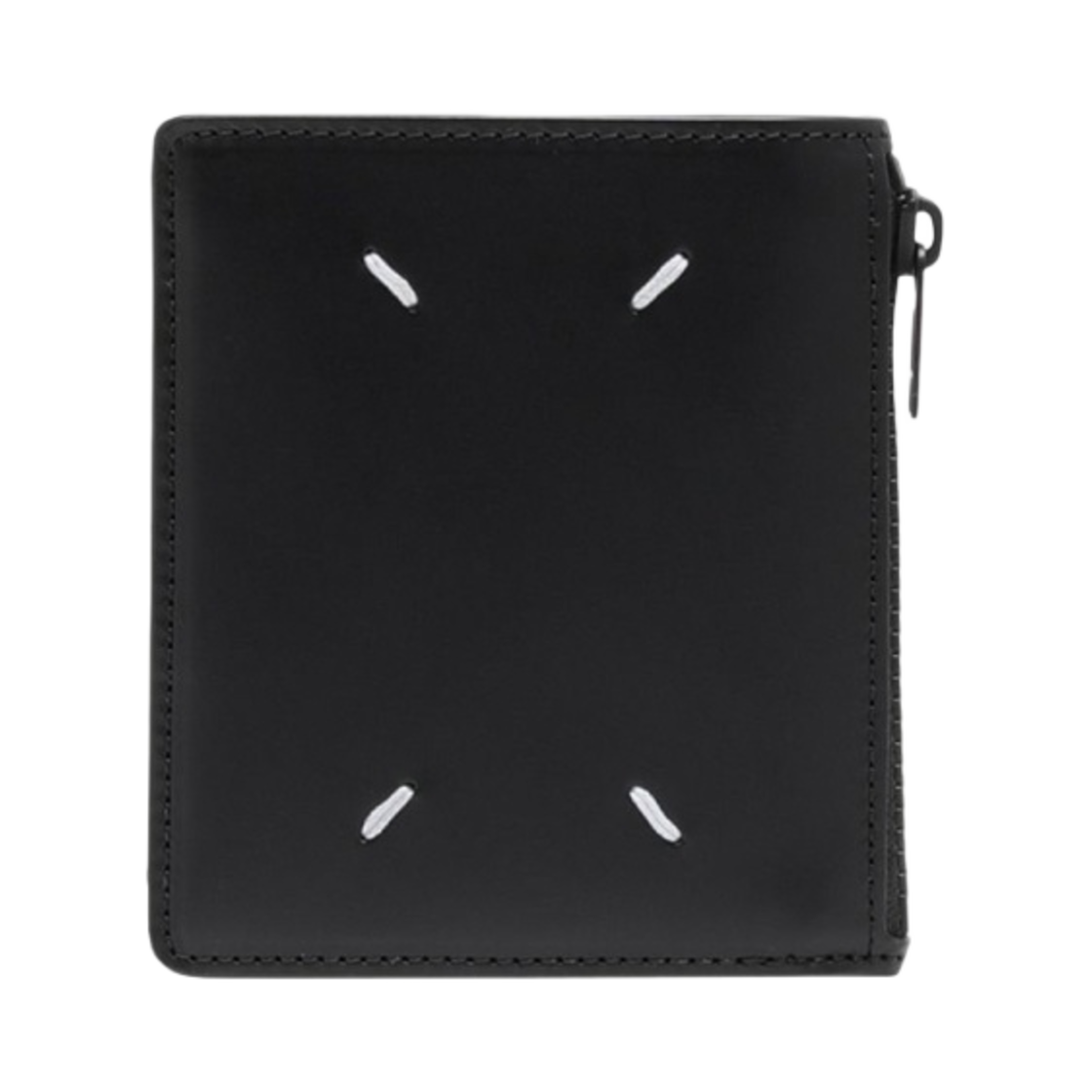 메종 마르지엘라 지퍼 반지갑 블랙(Maison Margiela Zipped Leather Wallet Black) - 1