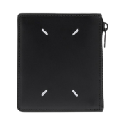 Maison Margiela Zipped Leather Wallet Black