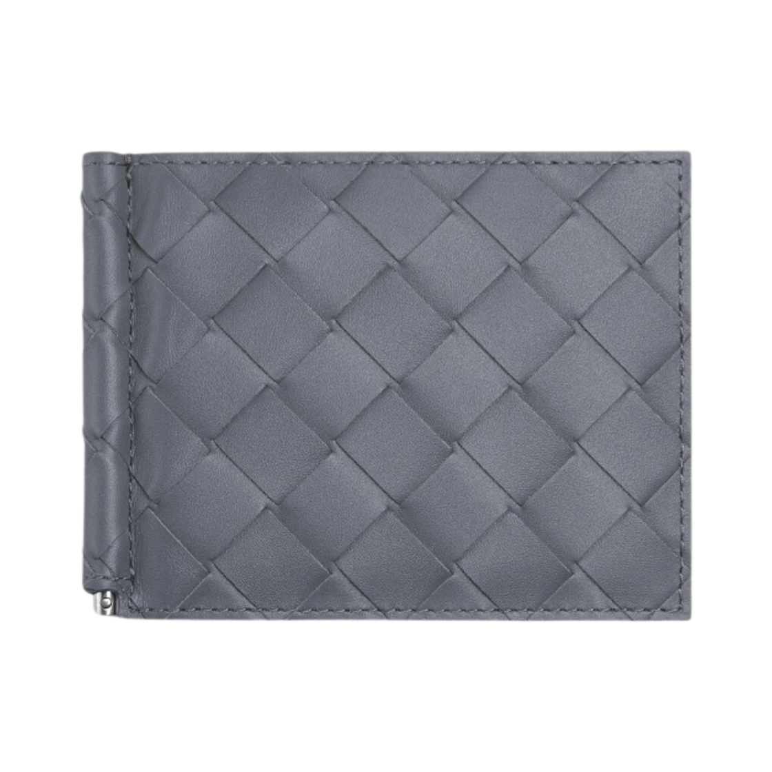 보테가 베네타 인트레치아토 빌 클립 지갑 썬더(Bottega Veneta Intrecciato Bill Clip Wallet Thunder) - 1