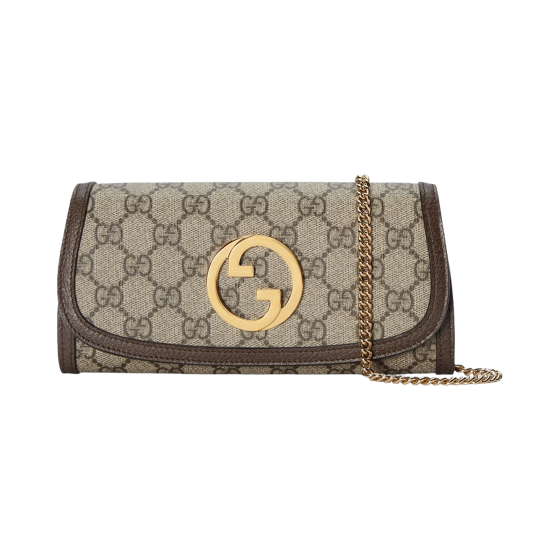 구찌 블론디 컨티넨탈 체인 지갑 베이지 에보니 슈프림(Gucci Blondie Continental Chain Wallet Beige Ebony Supreme) - 1