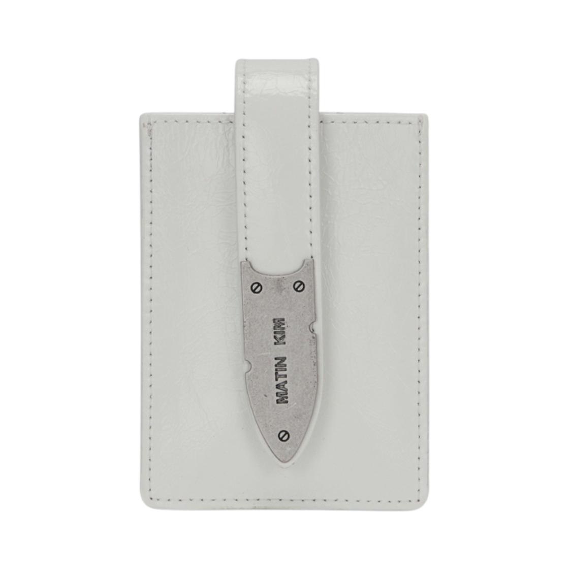 마뗑킴 아코디언 네클리스 지갑 화이트(Matin Kim Accordion Necklace Wallet White)