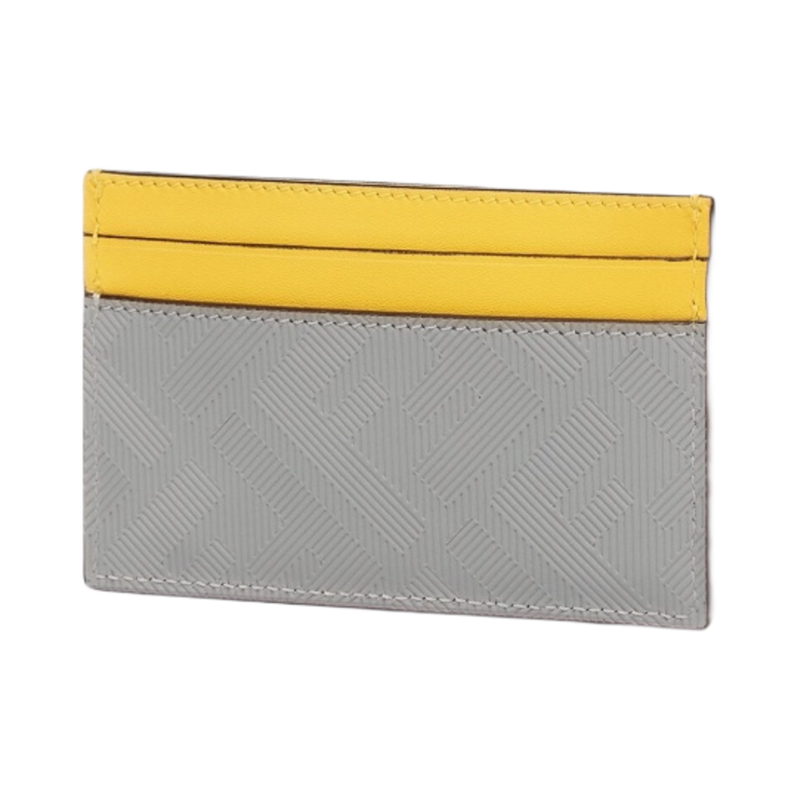 펜디 FF 로마 레더 카드 홀더 그레이(Fendi FF Roma Leather Card Holder Grey) - 2