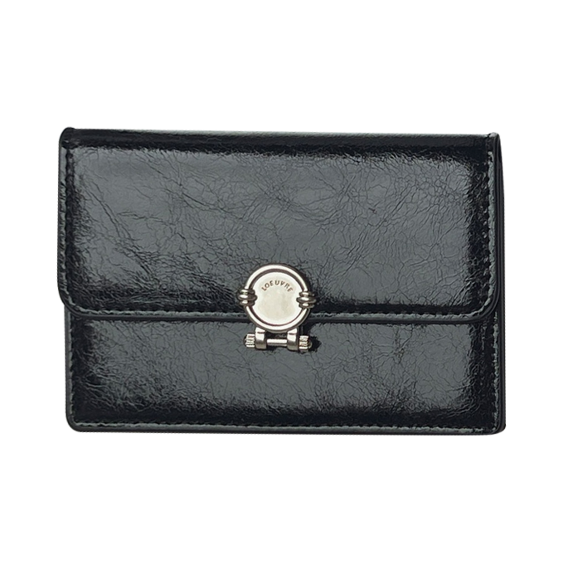 루에브르 레트르 카드 월렛 느와르(Loeuvre Lettre Card Wallet Noir)