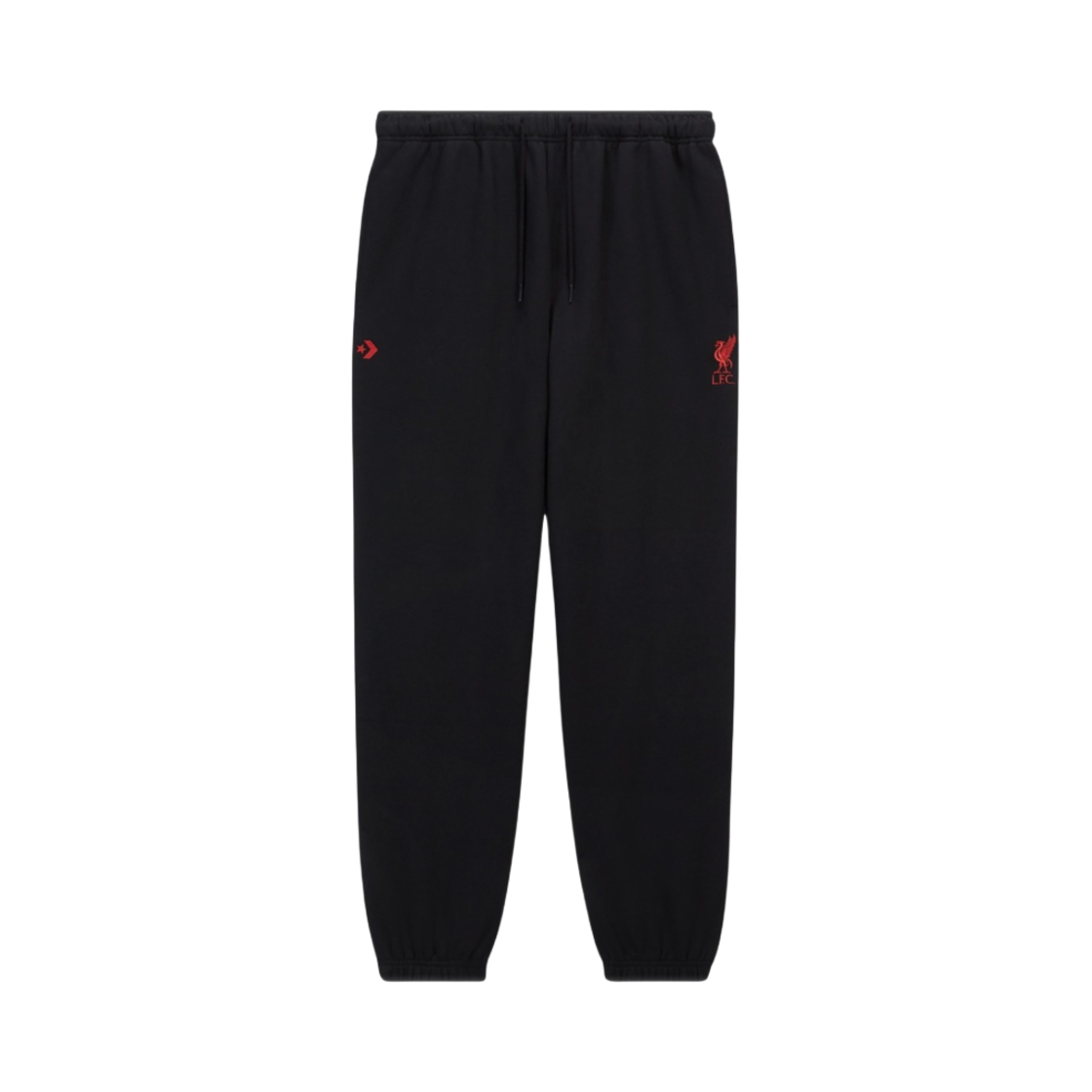 컨버스 x 리버풀 FC 니트 루즈핏 팬츠 블랙(Converse x Liverpool FC Knit Loose-Fit Pants Black)