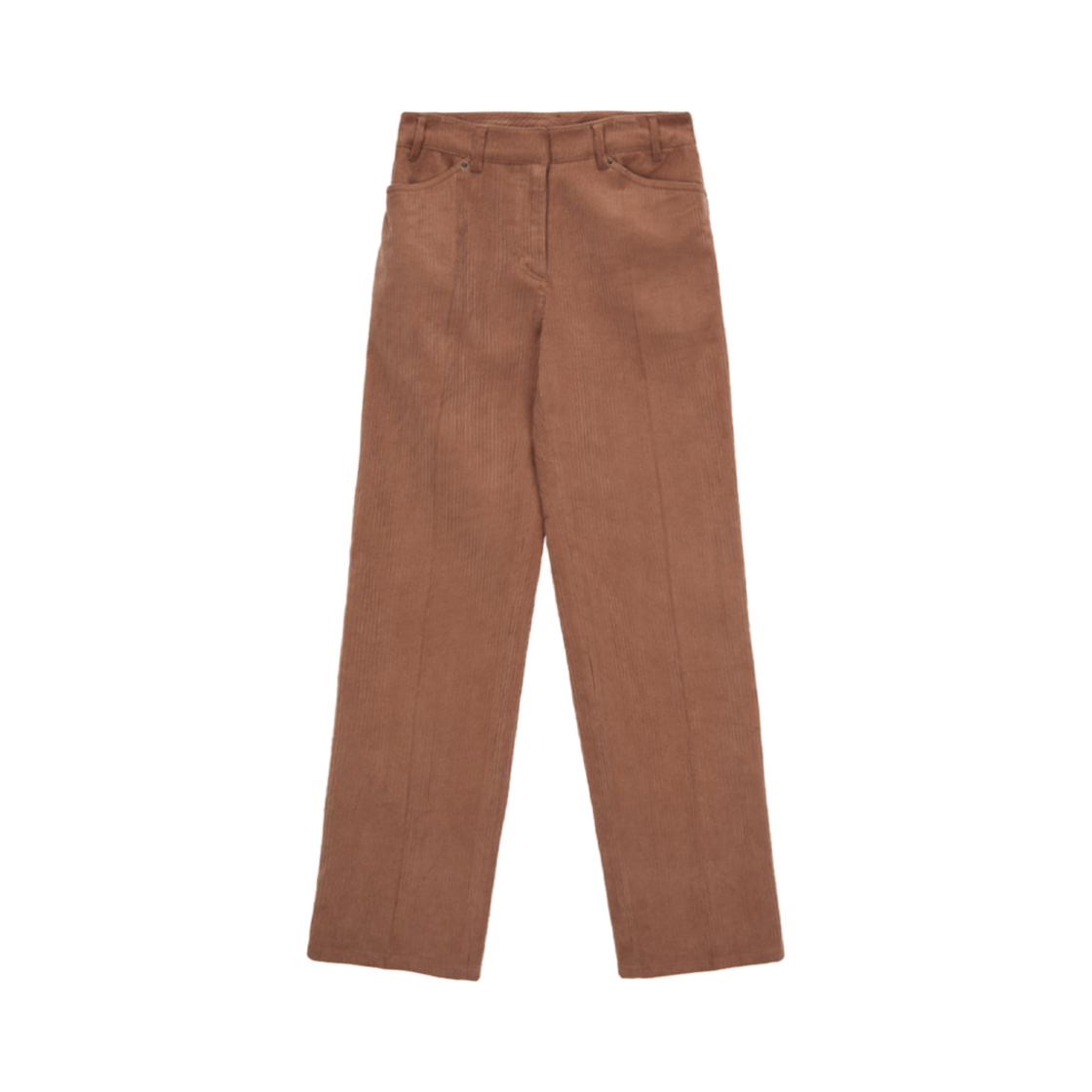 MK229OPT051M0CA (W) Matin Kim Corduroy Boots Cut Trouser Camel