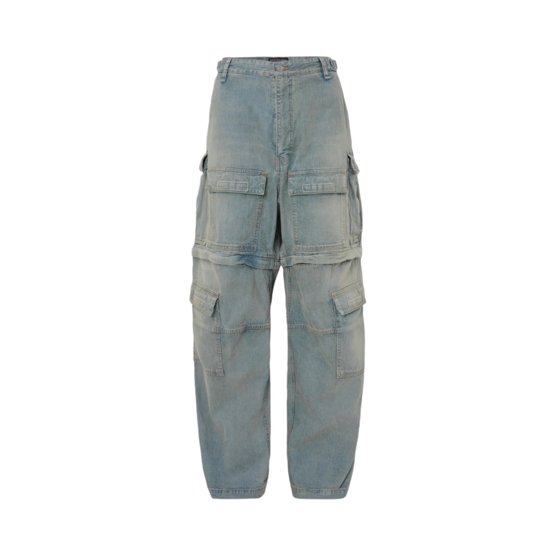 (W) 발렌시아가 카고 보이프렌드 진 블루((W) Balenciaga Cargo Boyfriend Jeans Blue) - 1