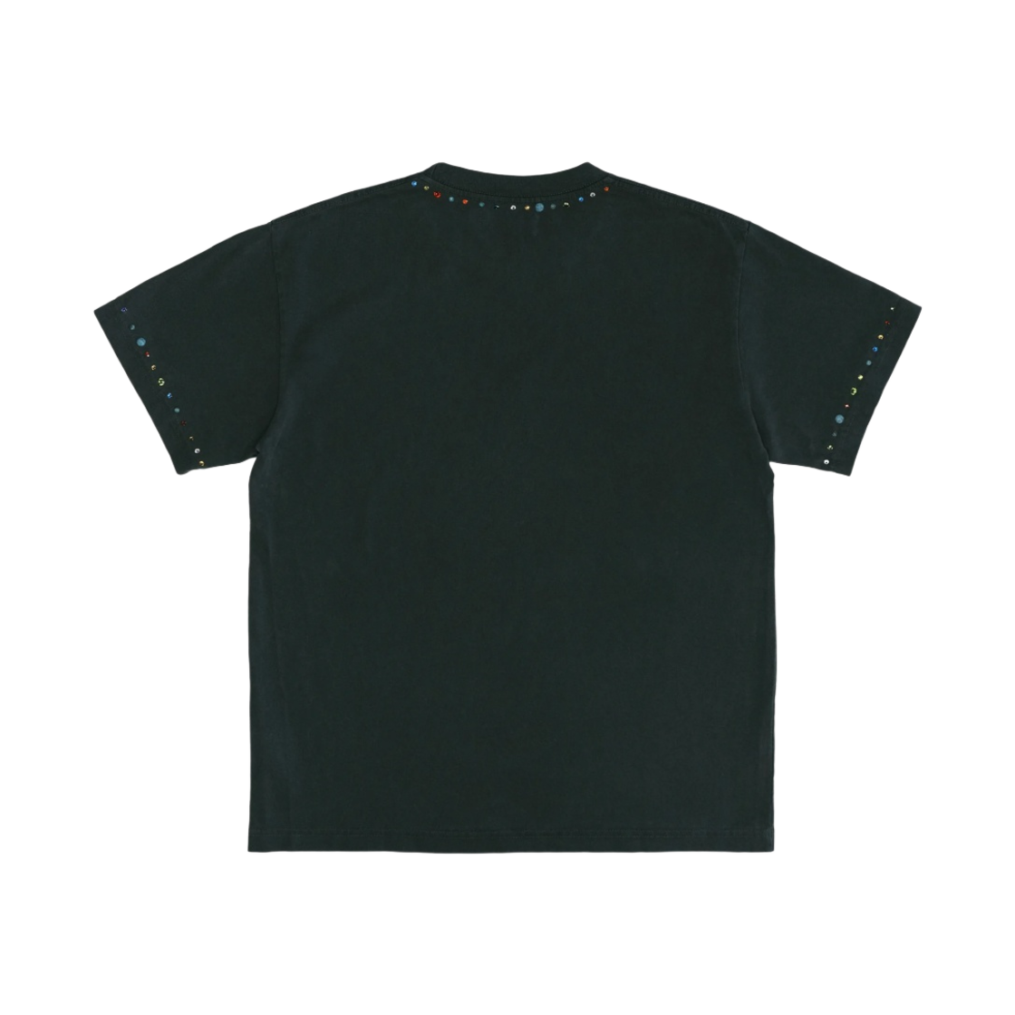 데님 티어스 라인스톤 스터드 티셔츠 빈티지 블랙(Denim Tears Rhinestone Studded T-Shirt Vintage Black) - 2