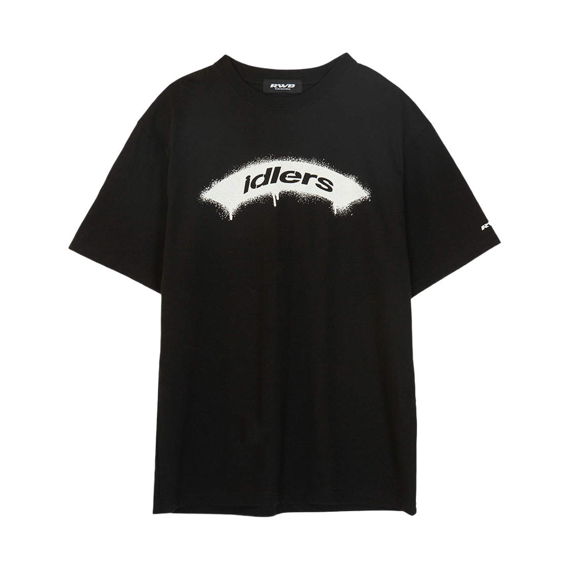 P0000BDH_BK RWB Stencil SS Tee Black