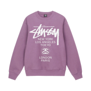 Stussy World Tour Crew Orchid 2022