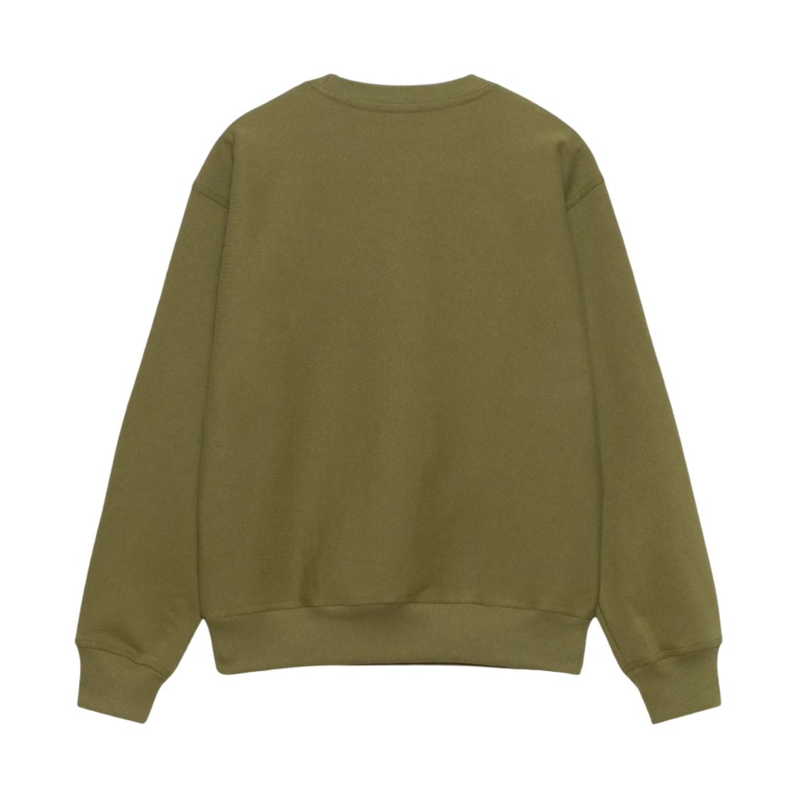 스투시 스탁 로고 크루넥 올리브(Stussy Stock Logo Crew Olive) - 2