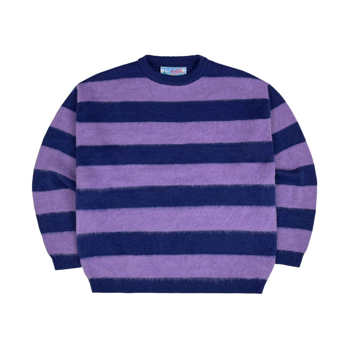 얼렁뚱땅 상점 줄무늬 니트 그레이프(ULDD Stripe Knit Grape)