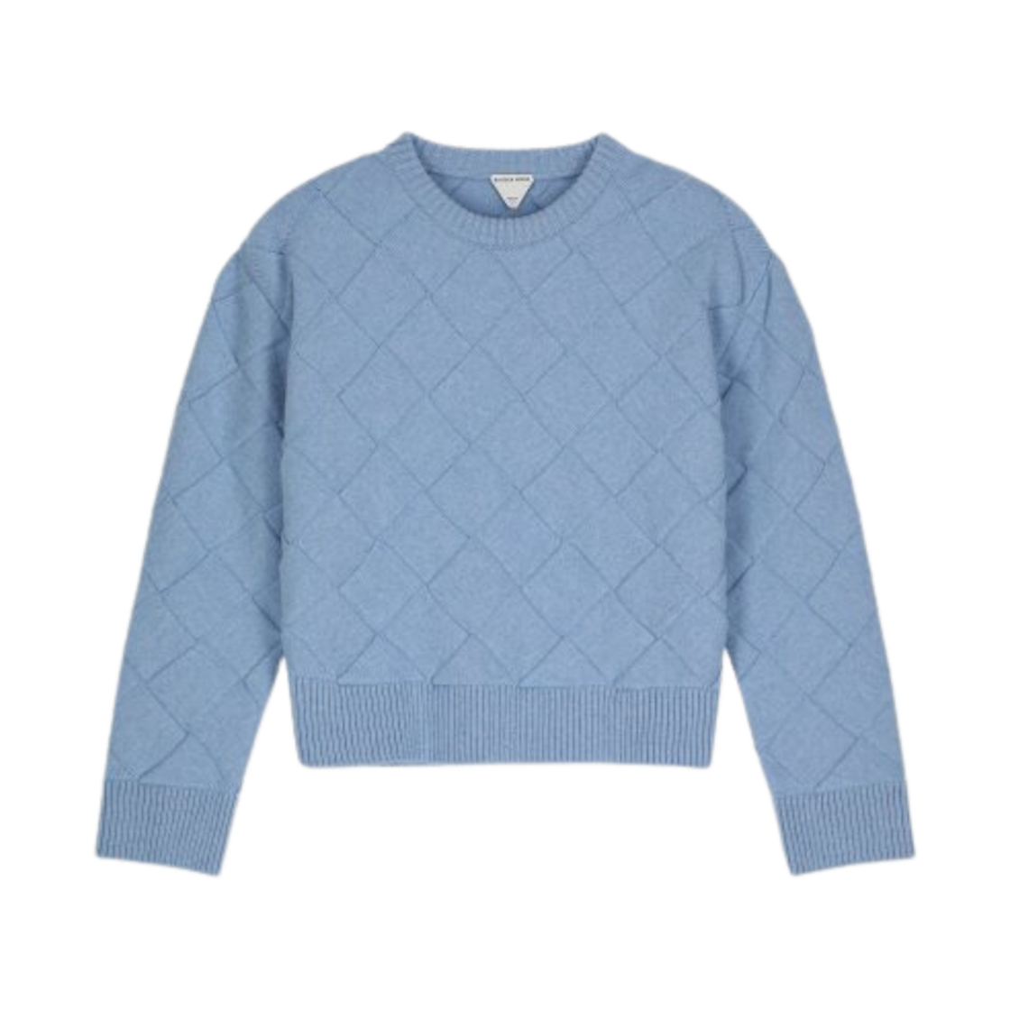 (W) 보테가 베네타 인트레치오 울 스웨터 서프((W) Bottega Veneta Intreccio Wool Sweater Surf)