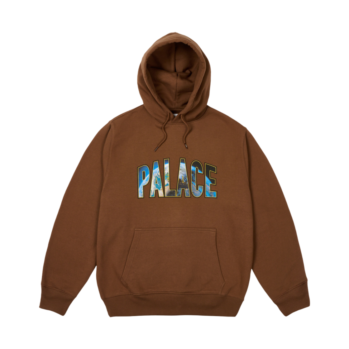 - Palace Earthy Hood Caked Brown - 24FW