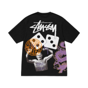 Stussy Strike Pigment Dyed T-Shirt Black