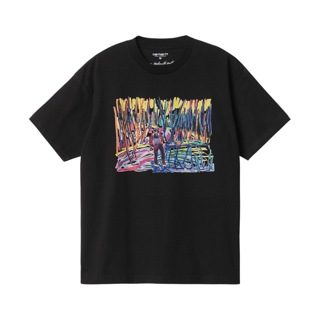 I032408-89-XX Carhartt WIP Ollie Mac Icy Lake T-Shirt Black