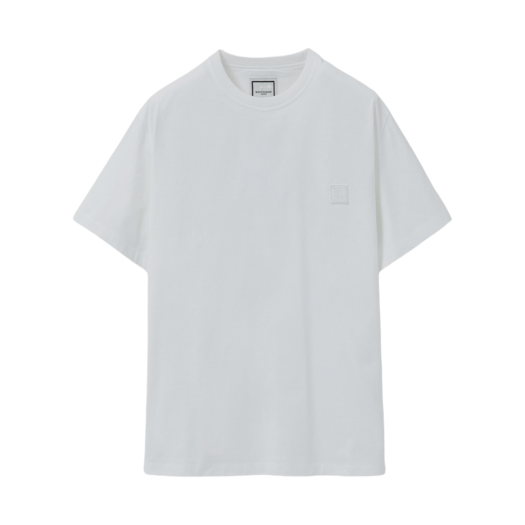 Wooyoungmi Luminous Fleece Back Logo T-Shirt White - 24SS