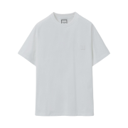 Wooyoungmi Luminous Fleece Back Logo T-Shirt White - 24SS