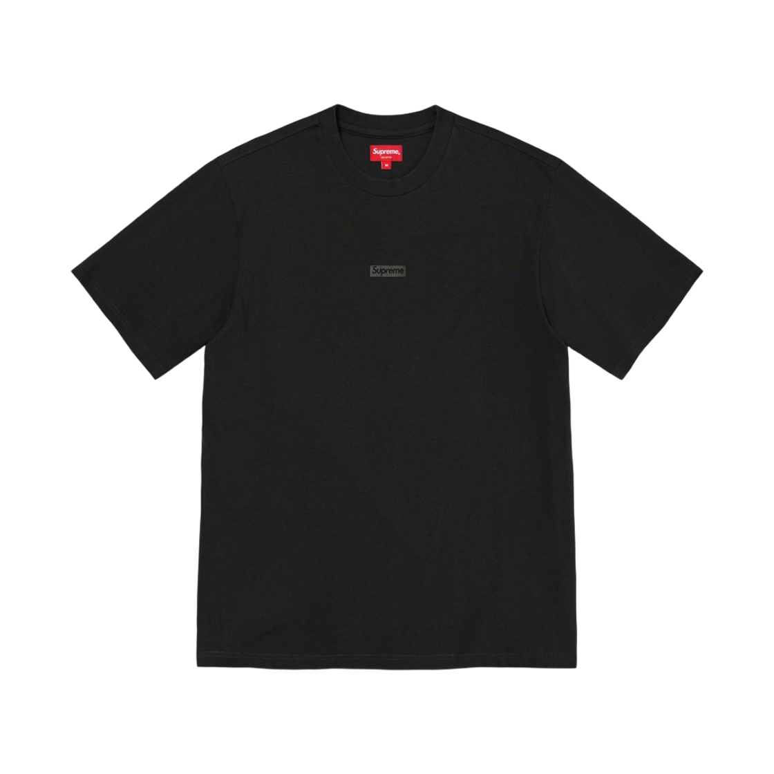 슈프림 하이 덴시티 스몰 박스로고 숏슬리브 탑 블랙 - 21FW(Supreme High Density Small Box Logo S/S Top Black - 21FW) - 1