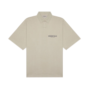 Essentials Short Sleeve Boxy Polo Tan - 20SS