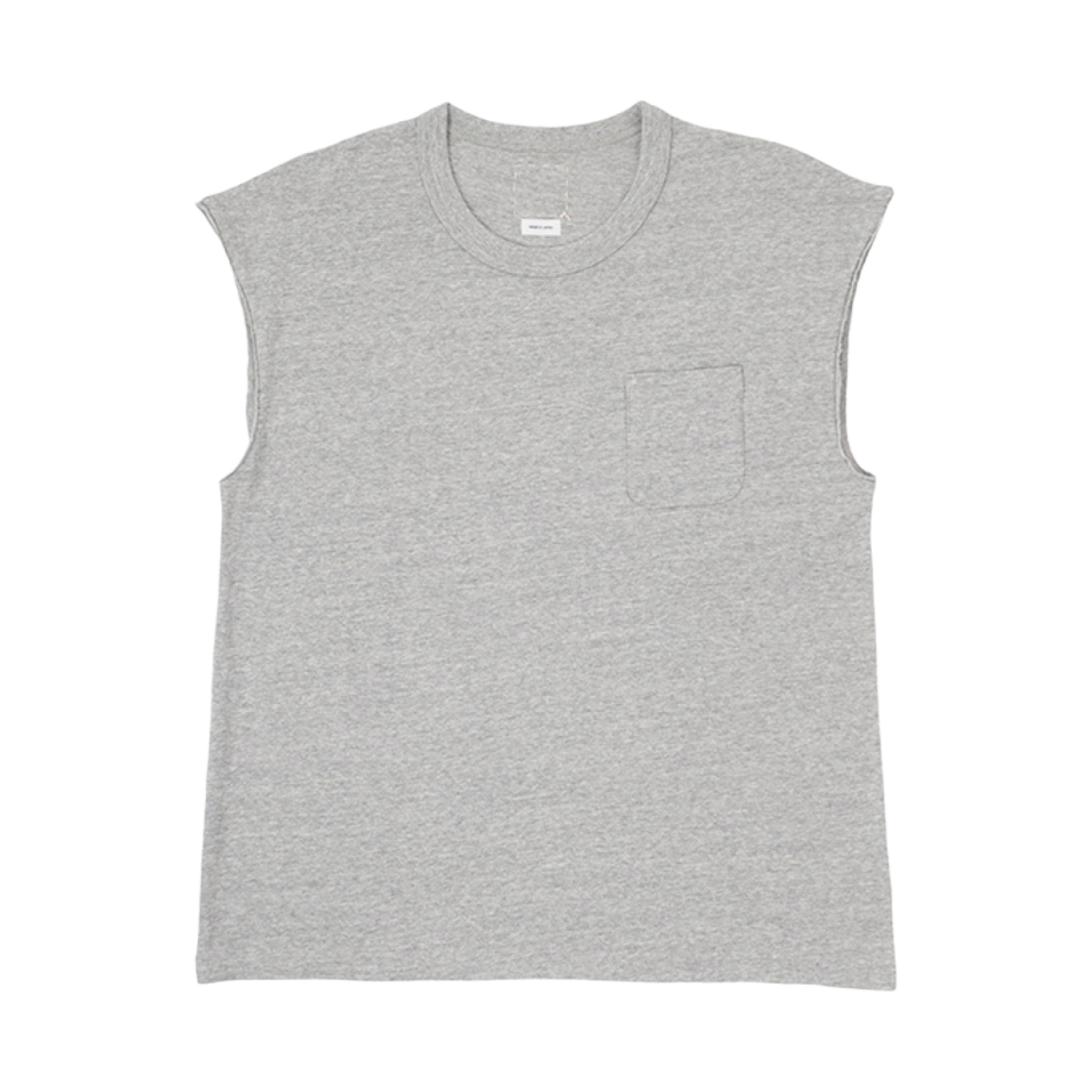 비즈빔 점보 슬리브리스 티셔츠 그레이 - 23SS(Visvim Jumbo Sleeveless T-Shirt Grey - 23SS) - 1