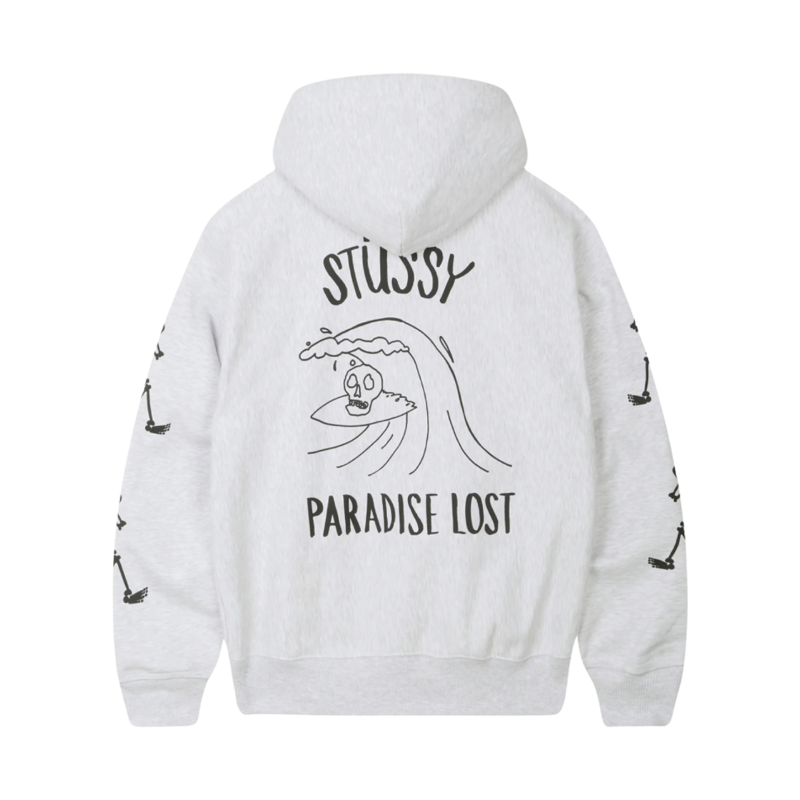 스투시 파라다이스 로스트 후드 집업 애쉬 헤더 | Stussy | KREAM