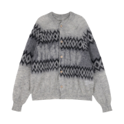 Magliano Christmas Sweater Light Grey Black