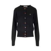 (W) Vivienne Westwood Bea Crewneck Cardigan Black