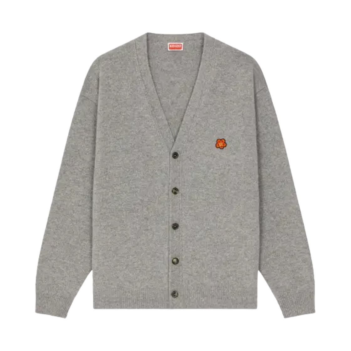 갠조 보케 플라워 가디건 펄 그레이(Kenzo Boke Flower Cardigan Pearl Grey)
